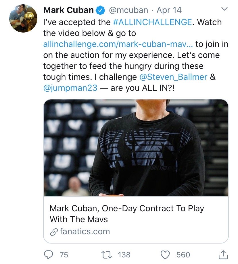 Mark Cuban twitter