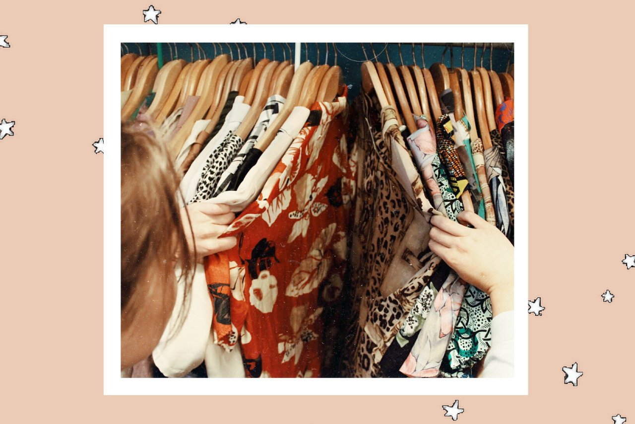 woman browsing through clothes at thrift store?width=698&height=466&fit=crop&auto=webp&dpr=4