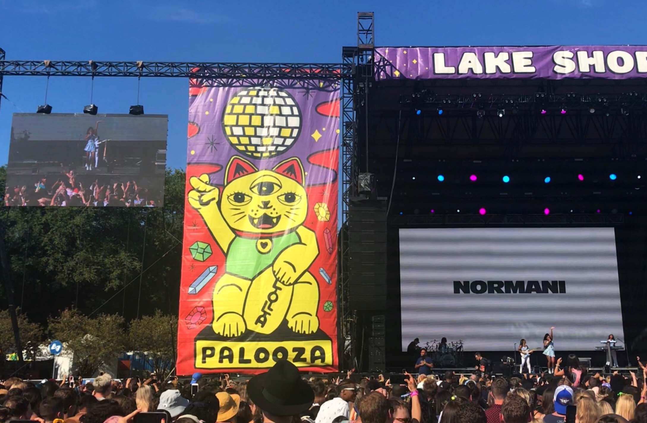 photo of Normani performing onstage at Lollapalooza 2019