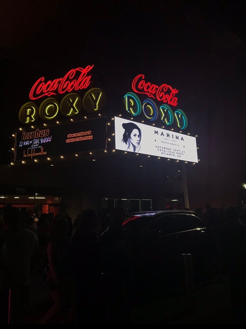 photo of MARINA concert details at Roxy theatre