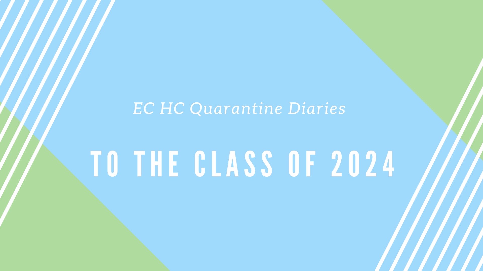 The hero image for this week\'s quarantine diaries!