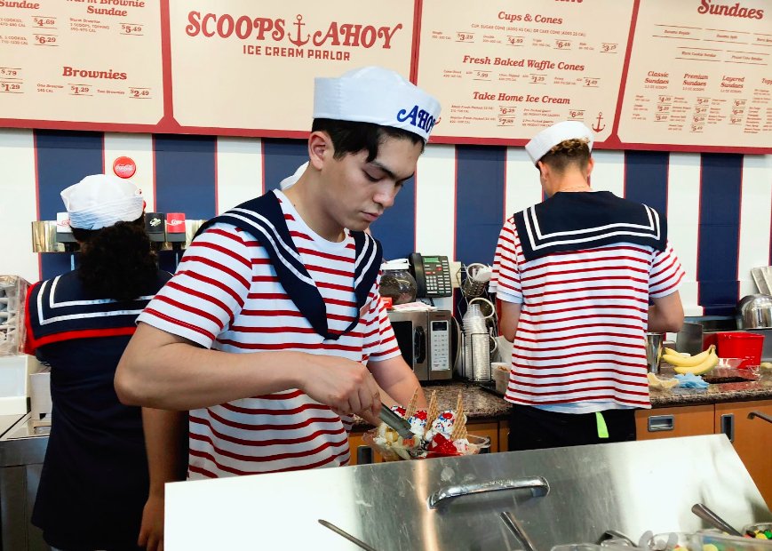 Stranger Things Scoops Ahoy Ice Cream
