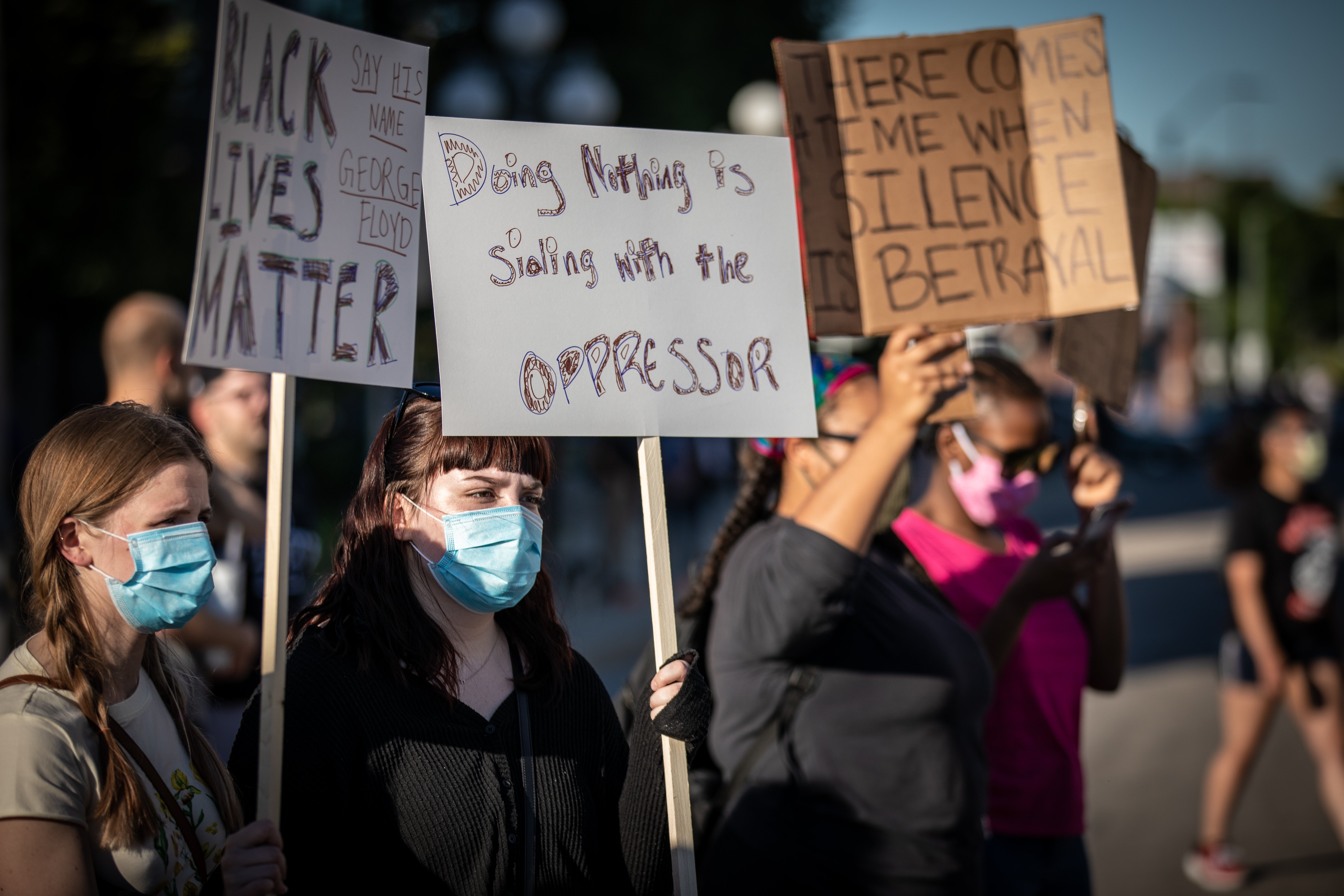 Black Lives Matter protesters