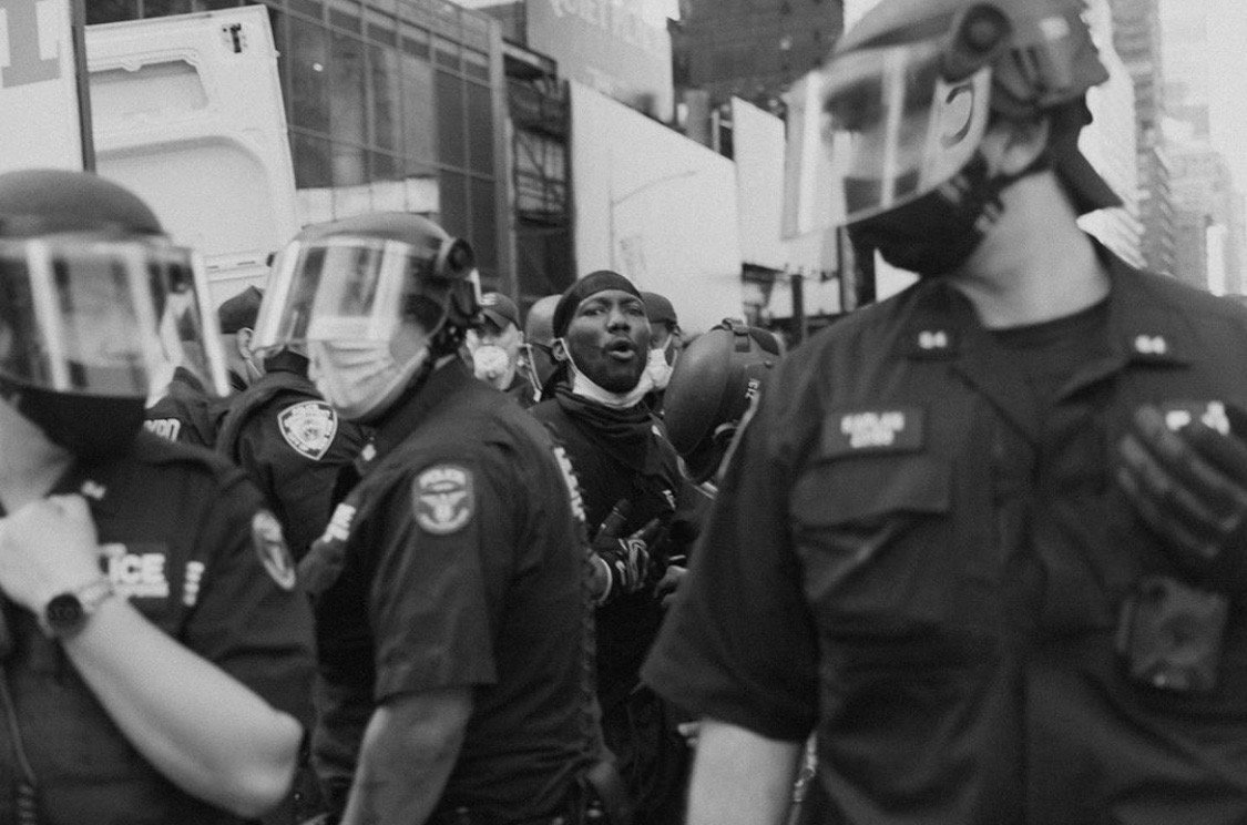 Black Lives Matter protest by Mark Clennon