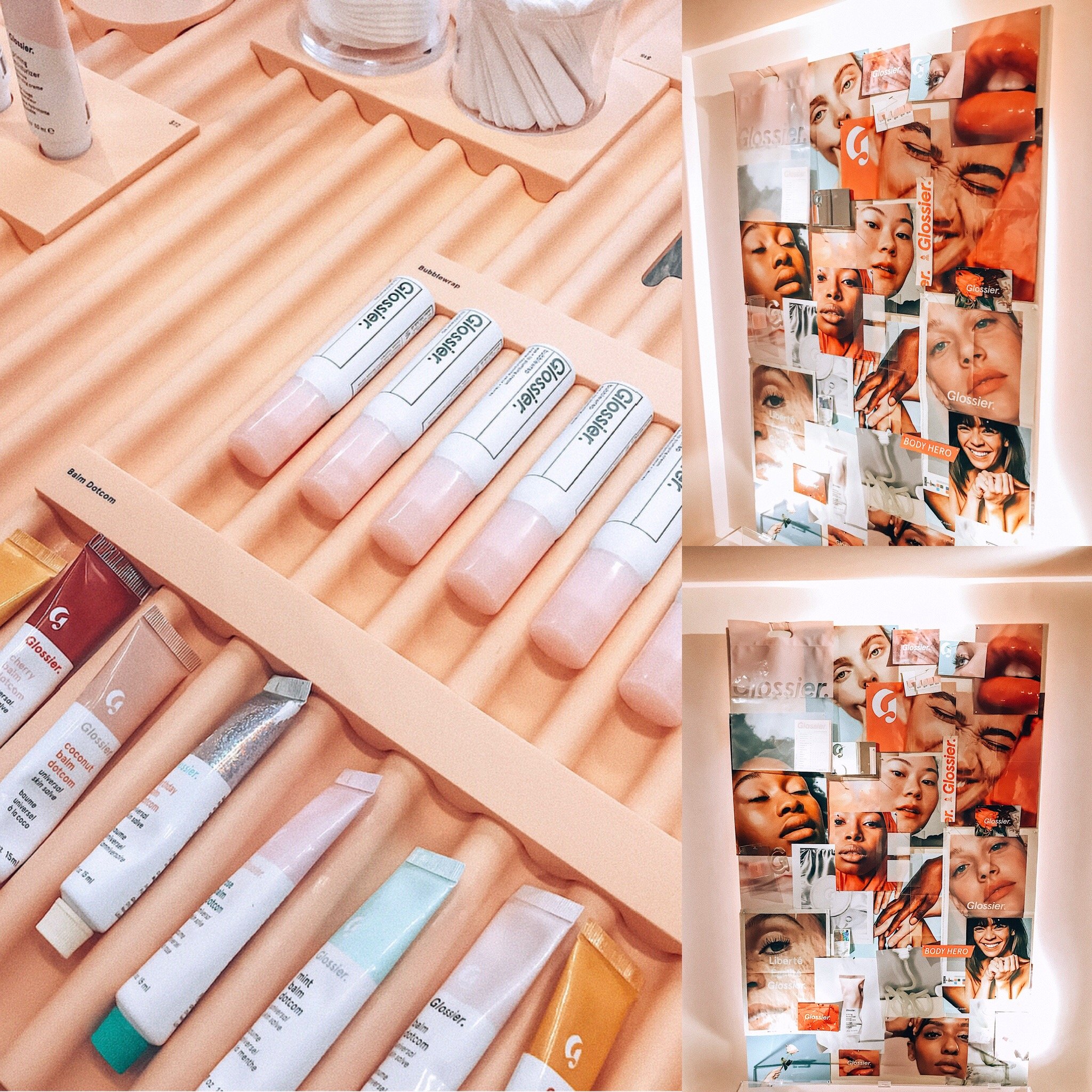 Glossier showroom NYC