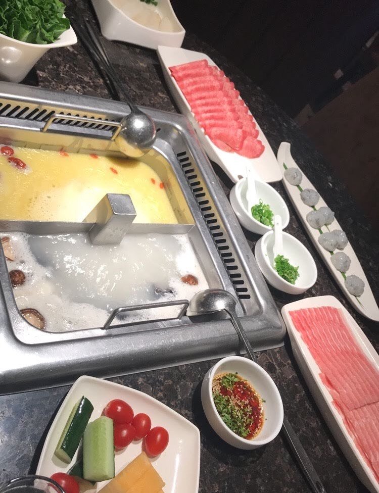 image of asian hot pot buffet