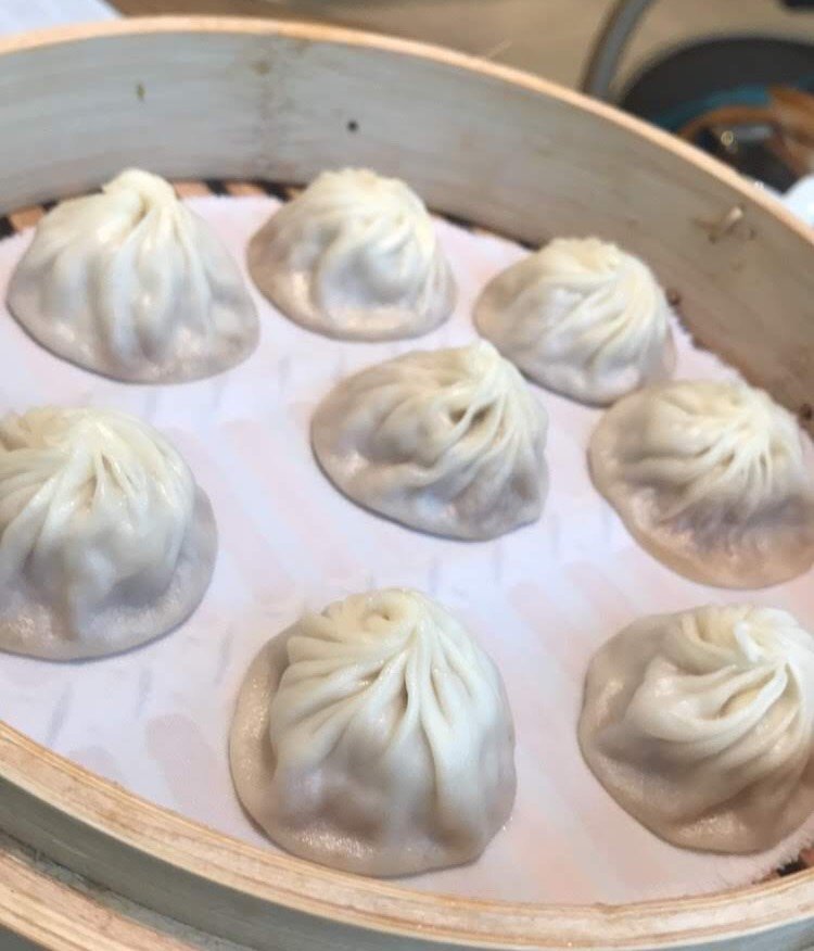 image of soup dumplings in basket