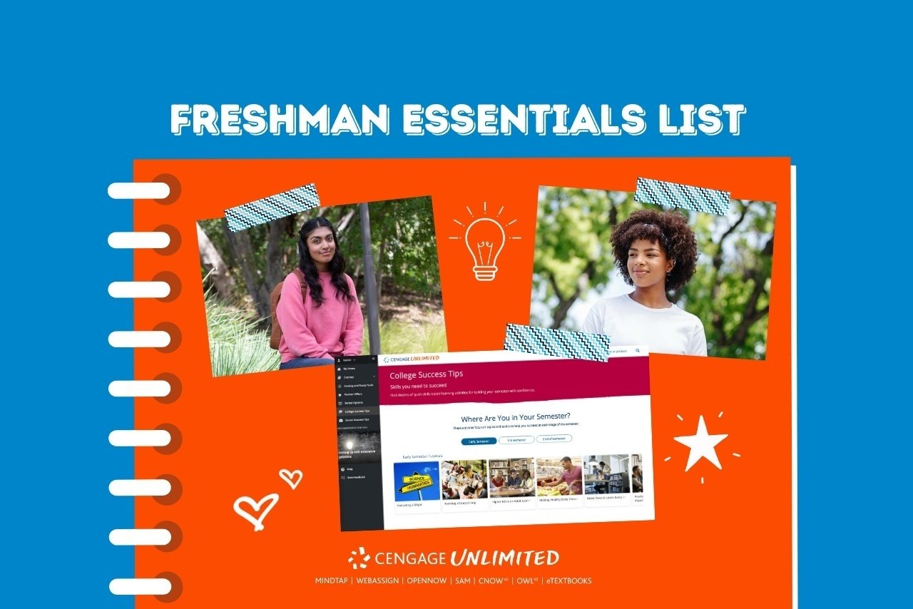 Cengage Freshman Essentials List Hero
