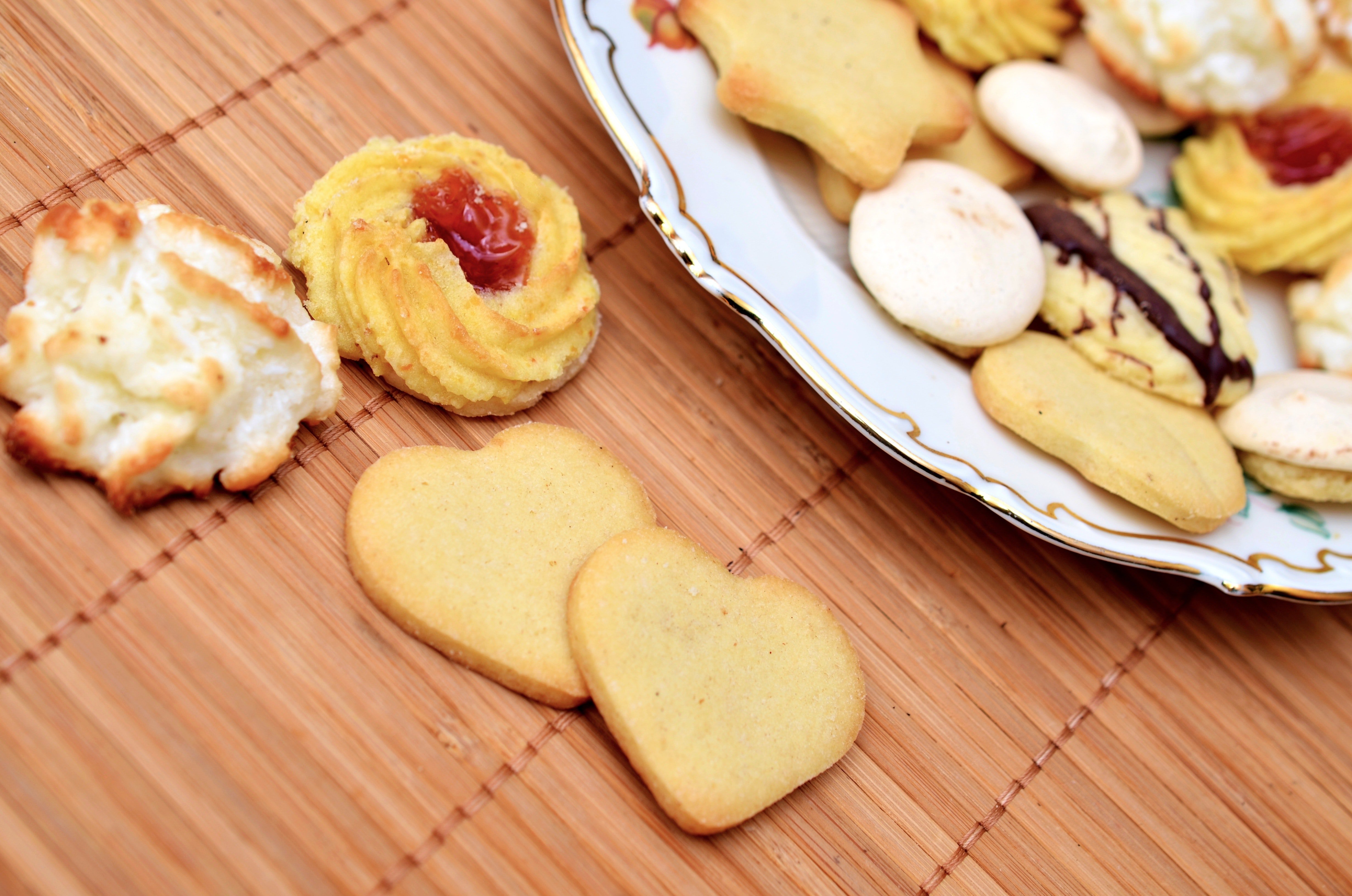 assorted cookies on a plate