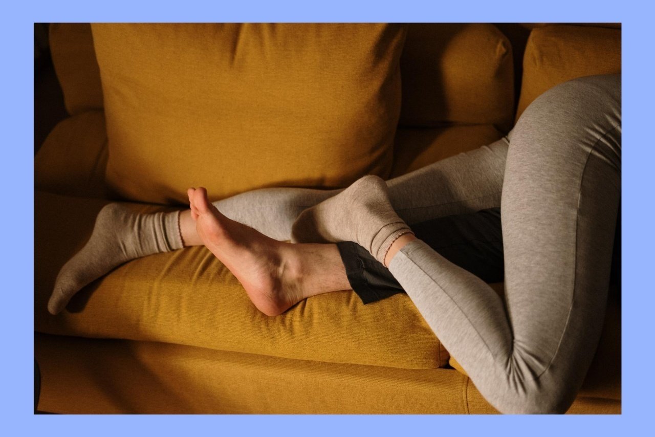 couple love sitting evening