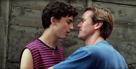 timothee chalamet and armie hammer in call me by your name
