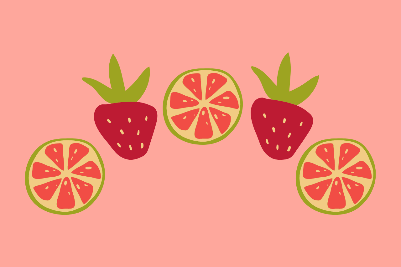 color fruit and citrus