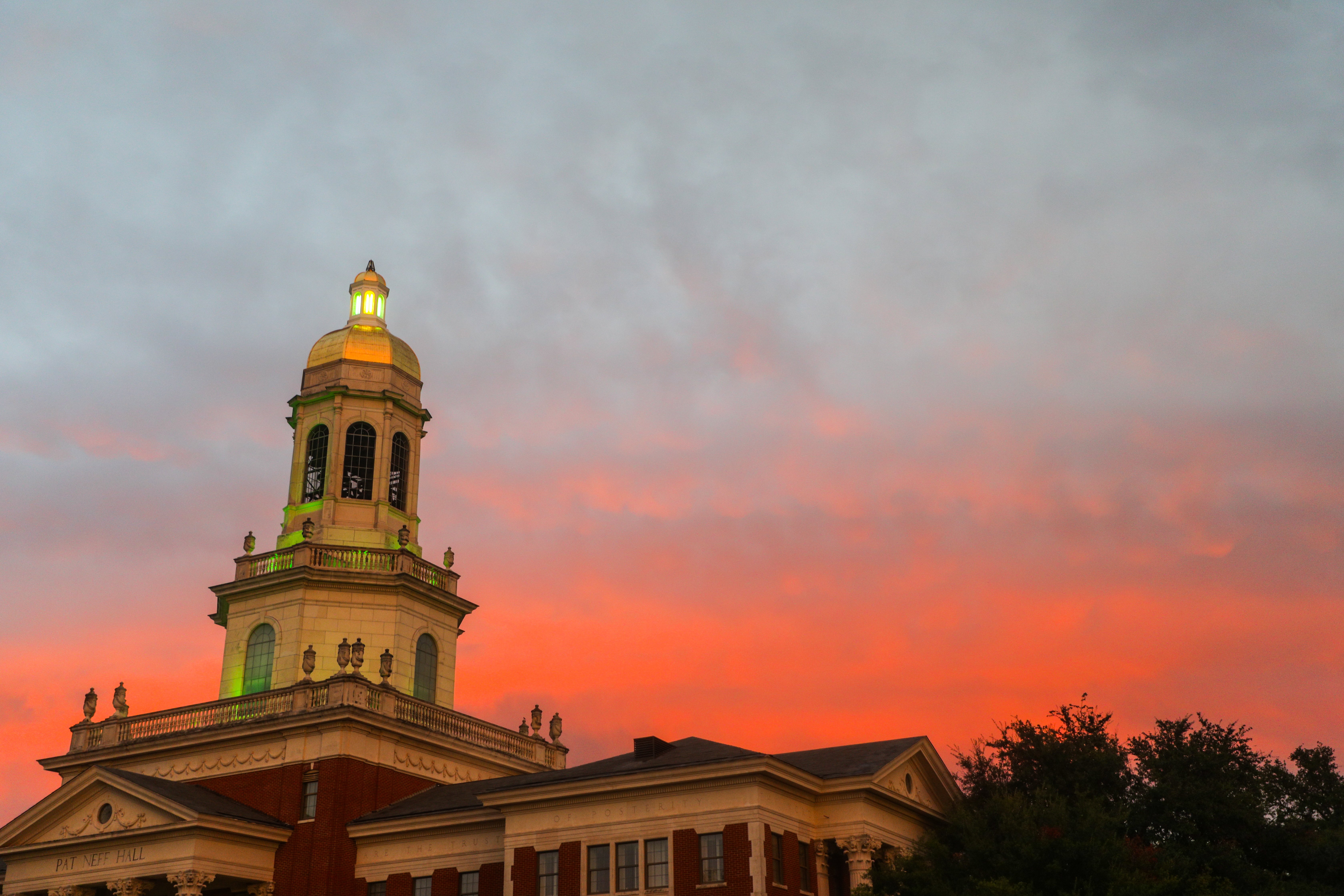 Patt Neff Hall on Baylor Campus by Caleb Boren