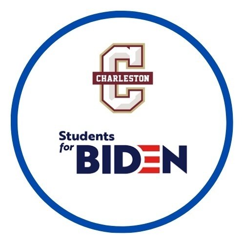 cofc students for biden png by Kelsey Pratt