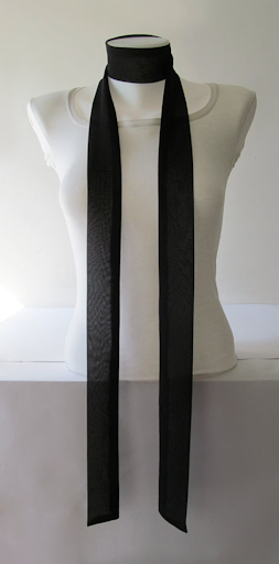 long black scarf