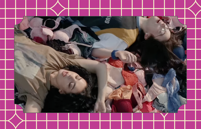 Charli XCX & Billie Eilish in the mv for \"Guess\" remix