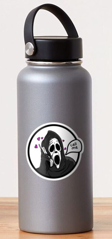 scream sticker valentine\'s day