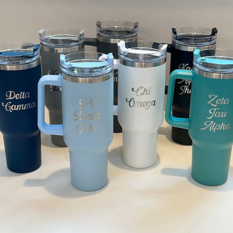 sorority engraved stanley cup