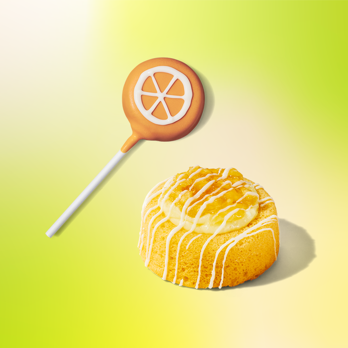 Starbucks Pineapple Cloud Cake and Orange Cream Cake Pop