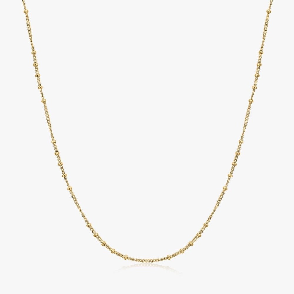 Flare & Co Thin Beaded Necklace