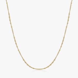 Flare & Co Thin Beaded Necklace