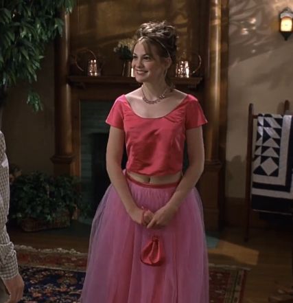 Bianca Stratford in her prom dress.
