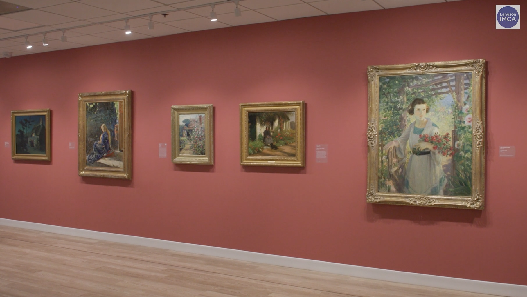 A look into the art featured in Mohrmann’s exhibition dedicated to California portraiture. Screenshot courtesy of the Langson IMCA website, for the ‘California Kinship’ exhibition video by Shawn Fung.