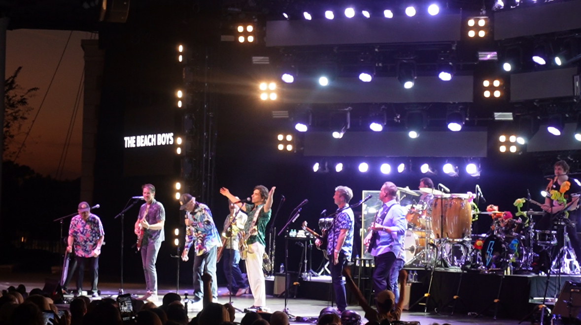 John Stamos with The Beach Boys