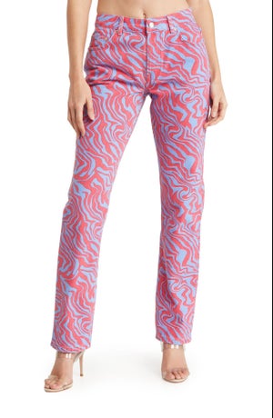 printed design pants