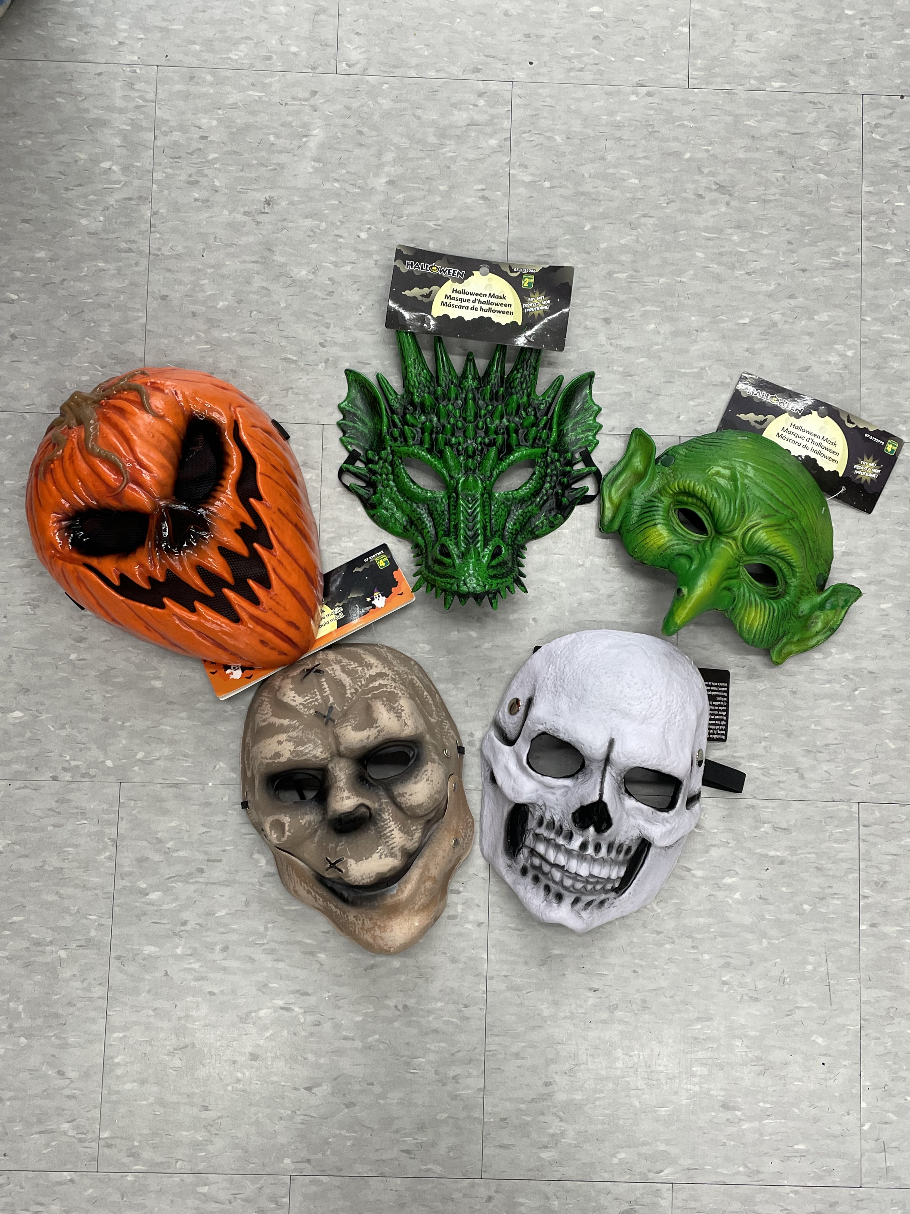 miscellaneous costume masks for halloween
