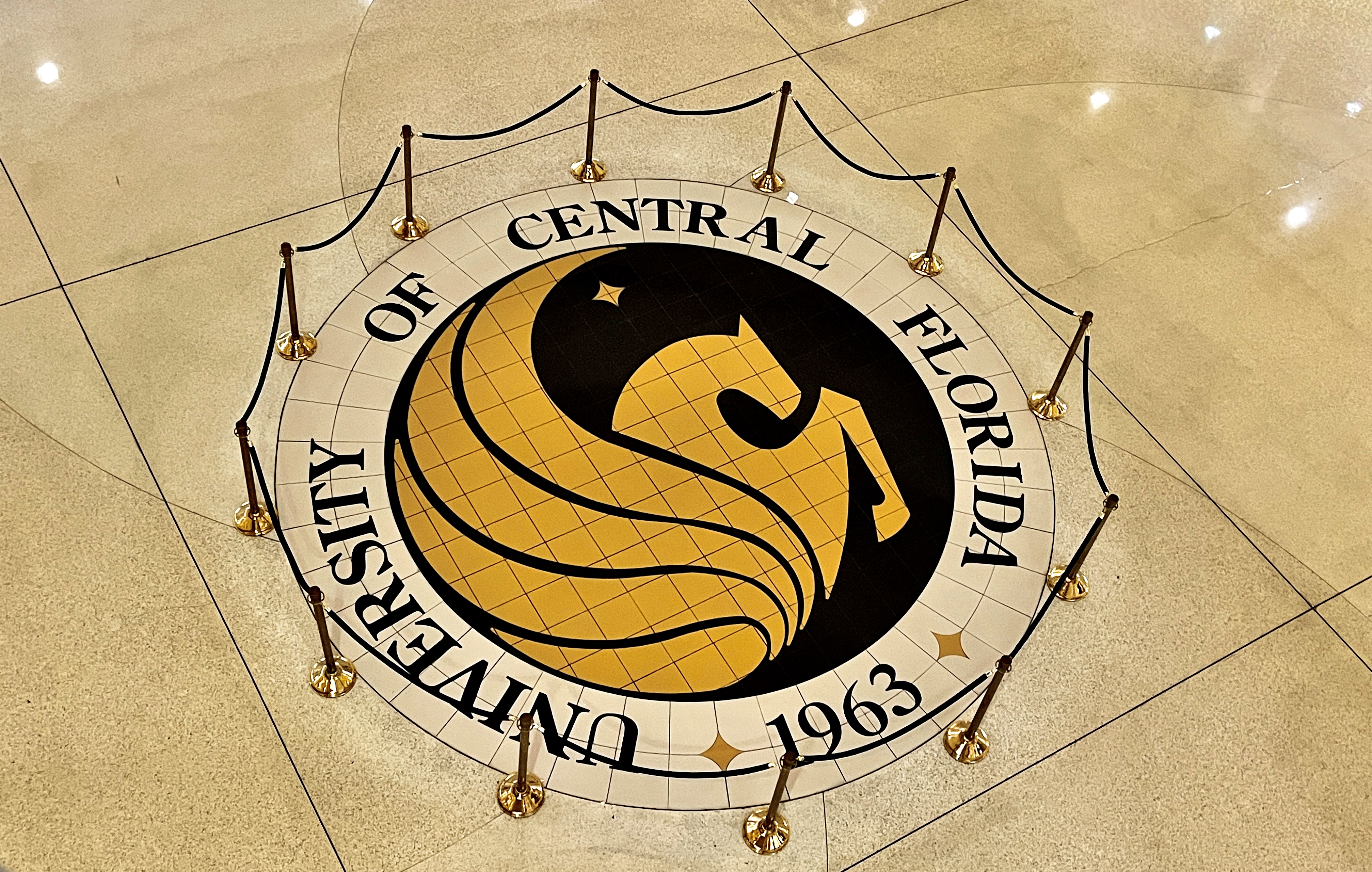 UCF Seal in Student Union