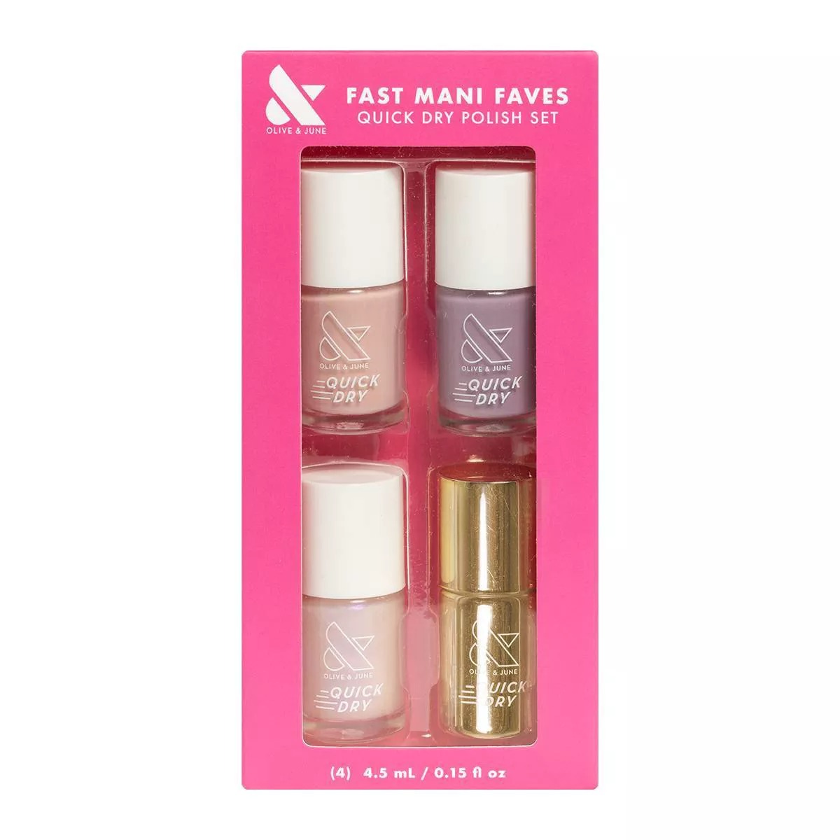 Olive & June Quick Dry Nail Polish Set