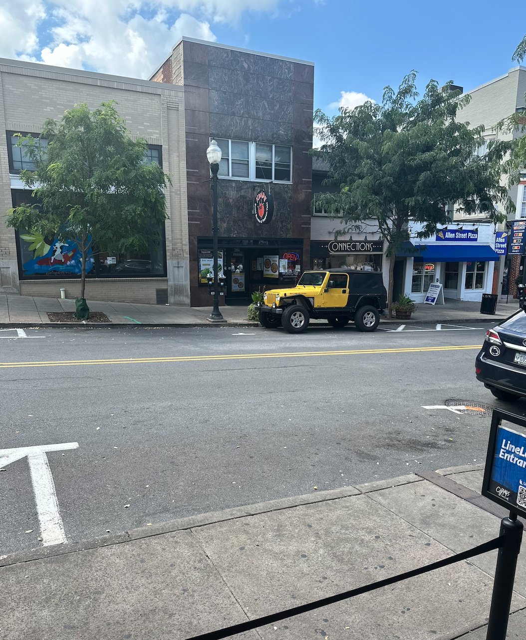 View from Champs Downtown