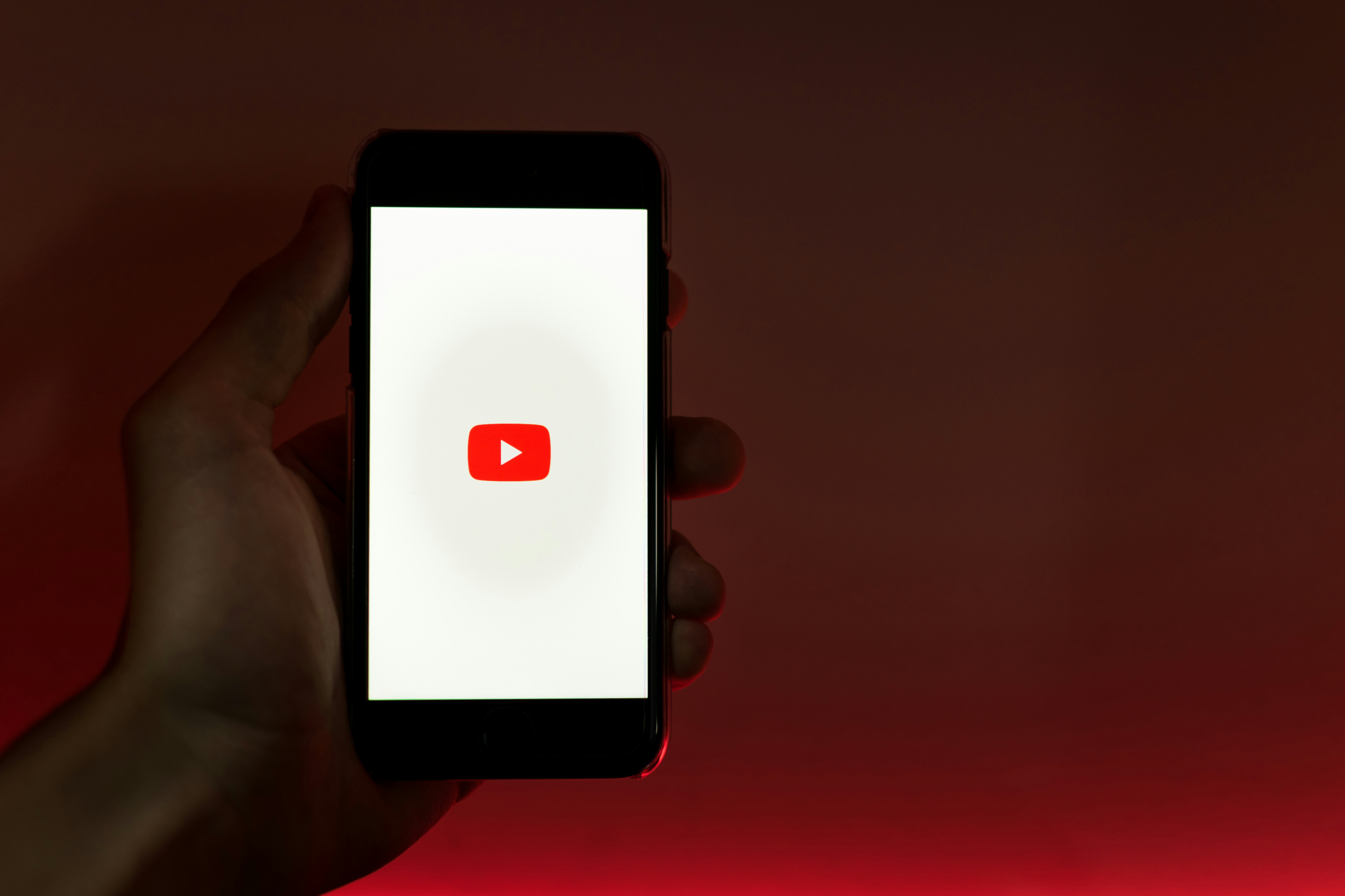 YouTube on smartphone