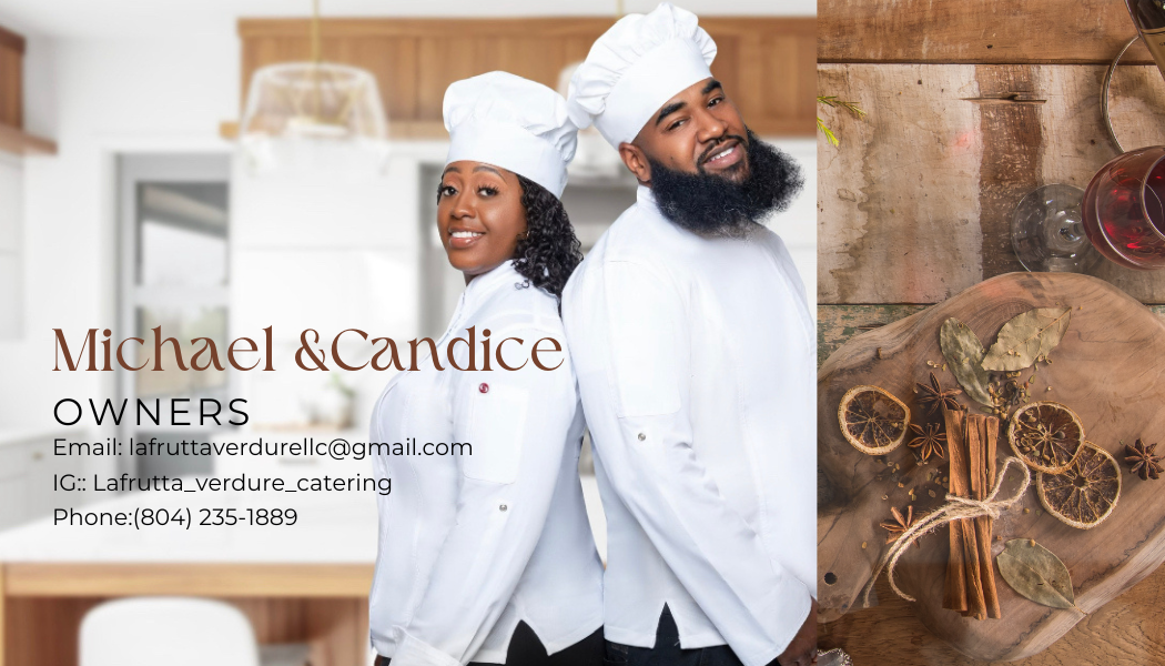 Owners of LA FRUTTA VERDURE Michael and Candice Clements