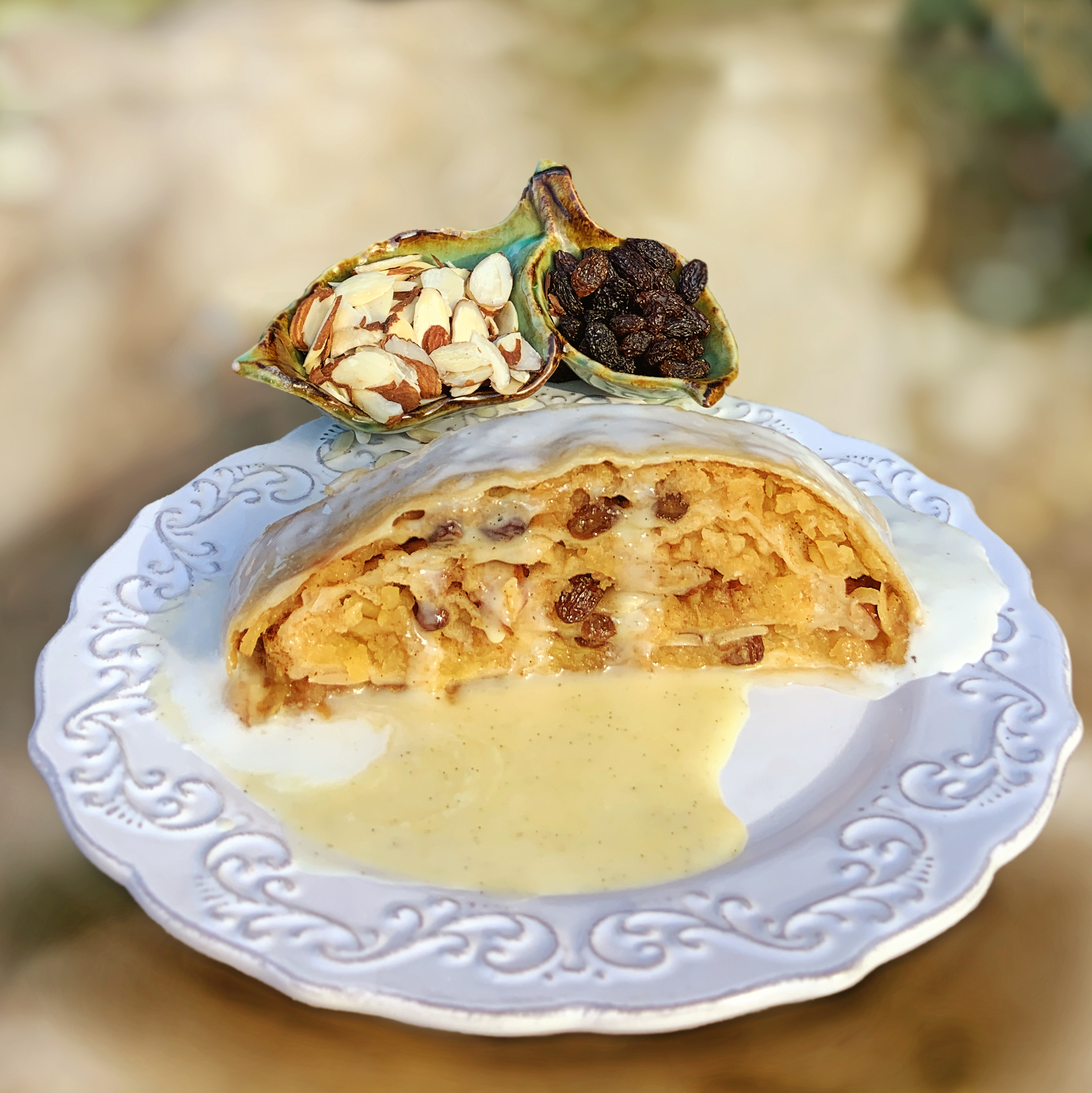 Photo of Heidrun Metzler\'s Apple Strudel from “German Heritage Baking.\"