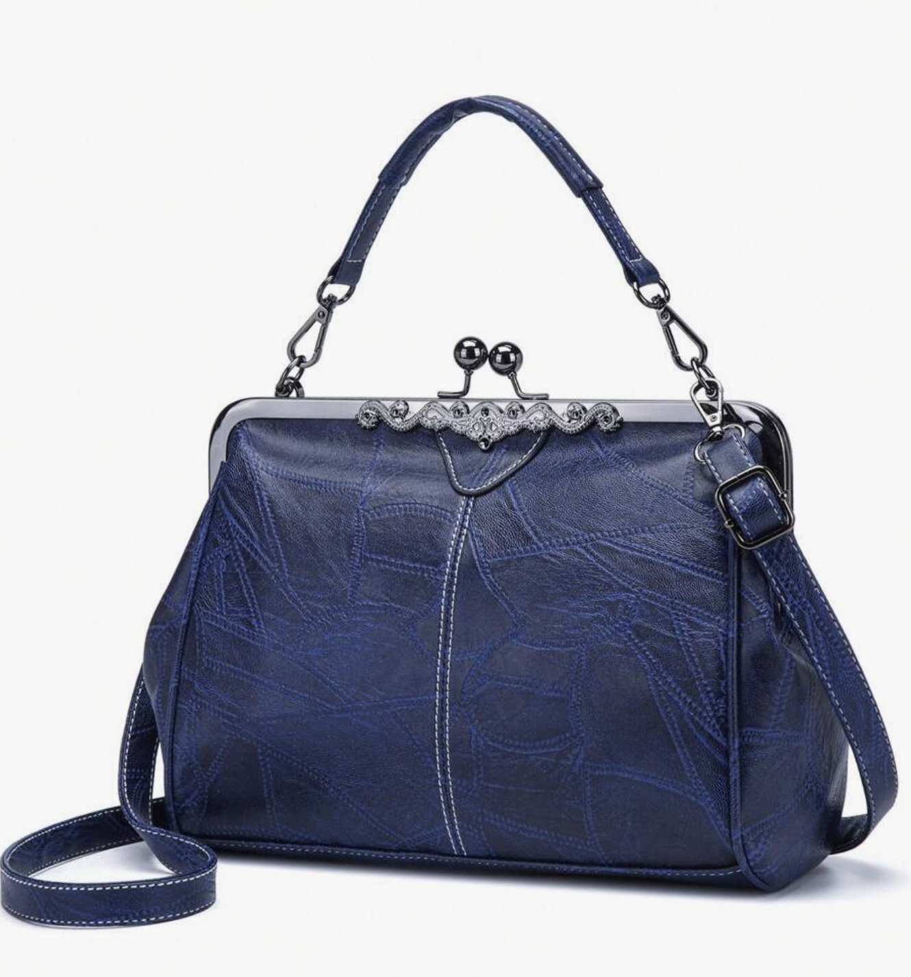 Shein Soft Retro Leather Large Crossbody Bag