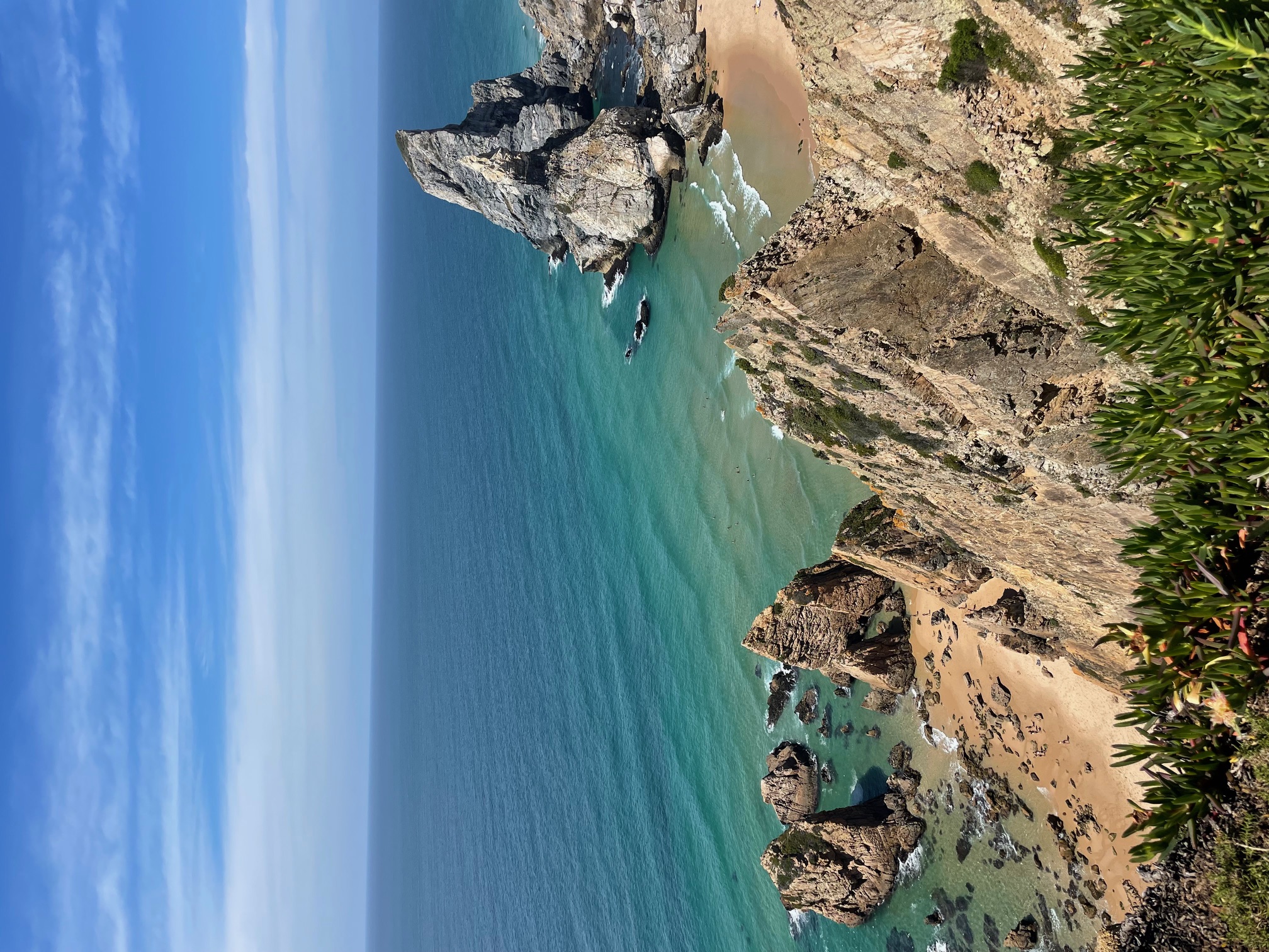 Praia de Ursa beach view