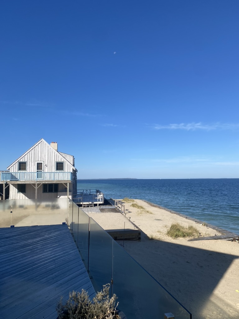 Beach house by the ocean.