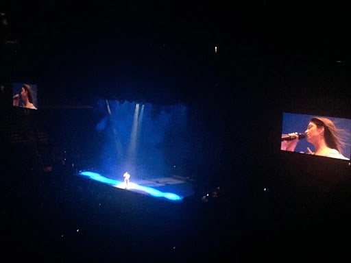 Lorde at her Toronto show at the then Air Canada Centre on March 29, 2018.