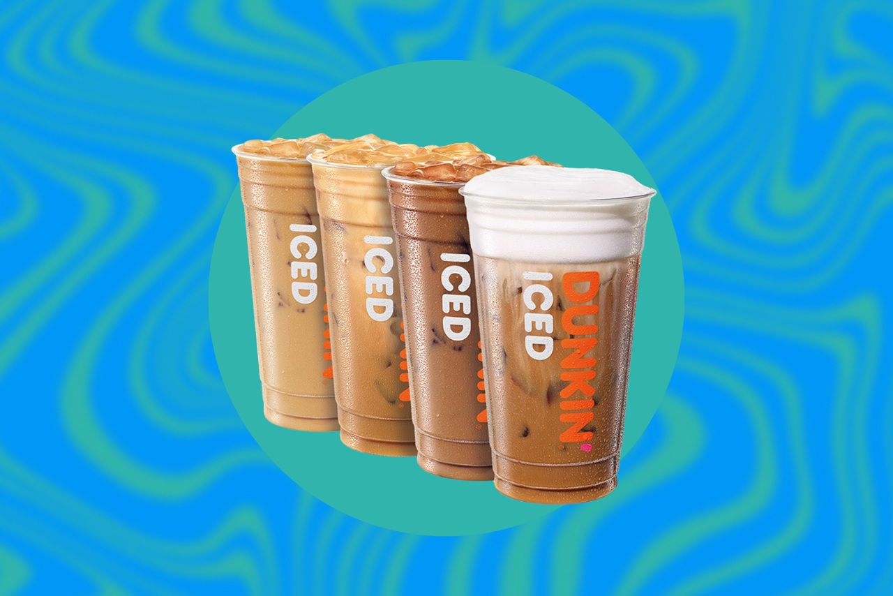 dunkin chef nick menu iced coffee