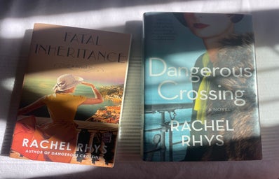 Book covers for Fatal Inheritance and Dangerous Crossing