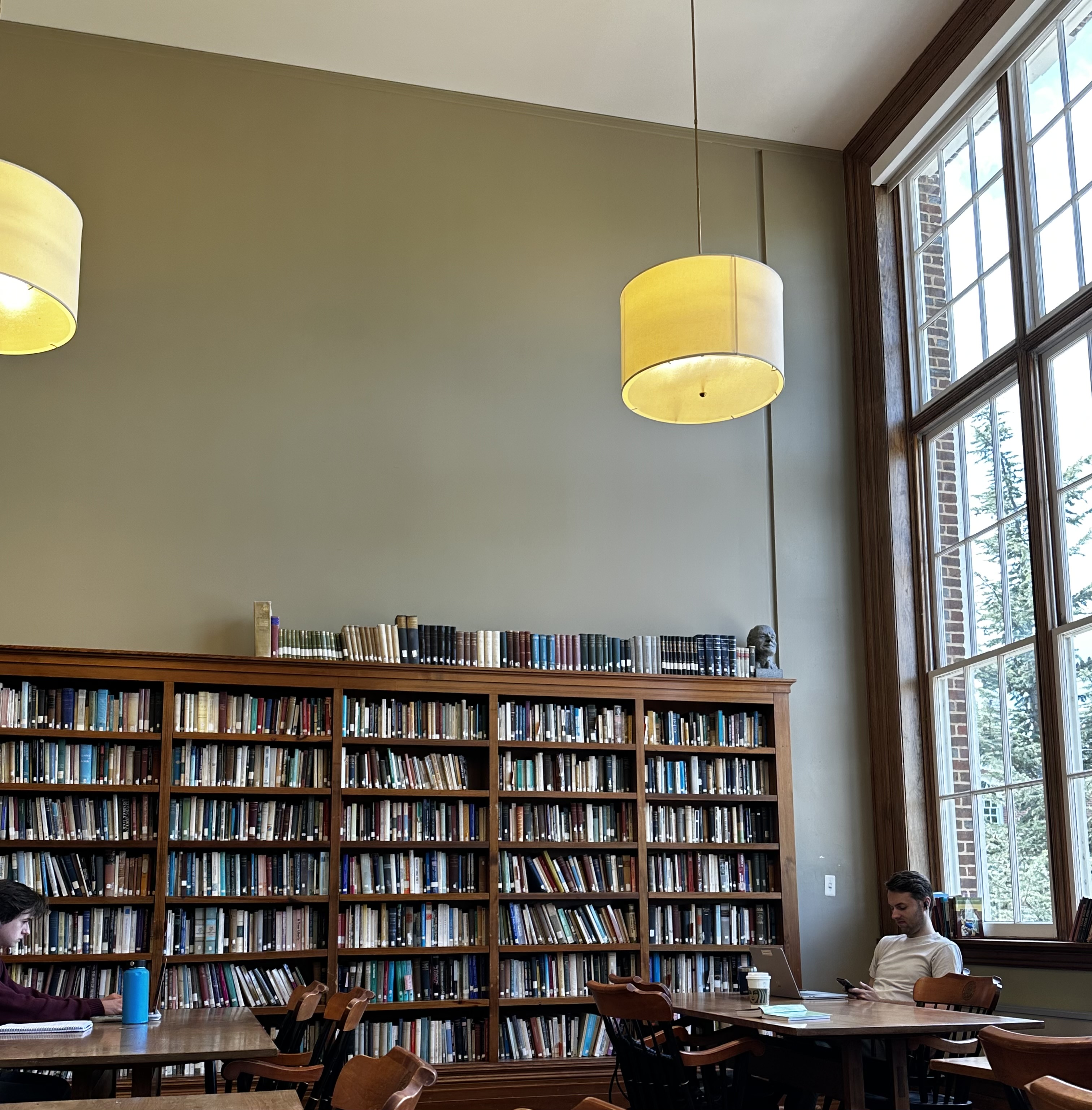 picture of philosophy library at UVA