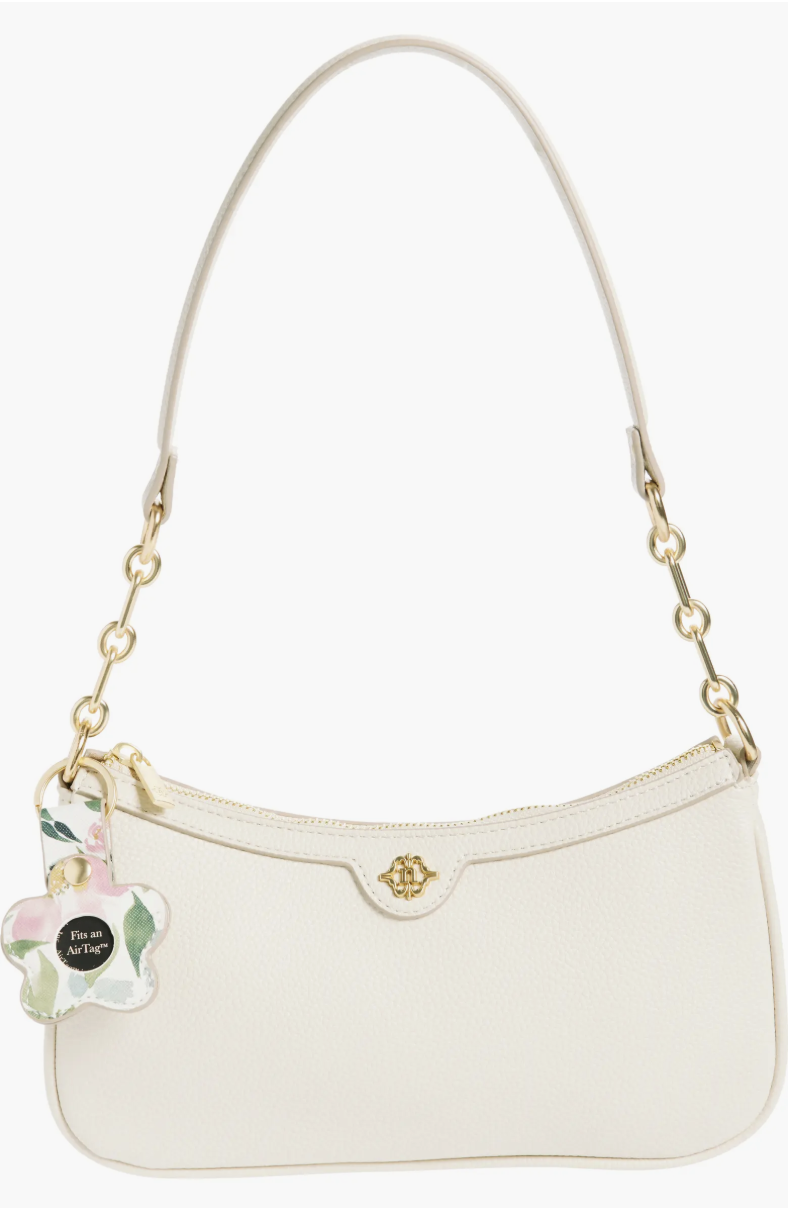 Nanette Lepore White Baguette Bag