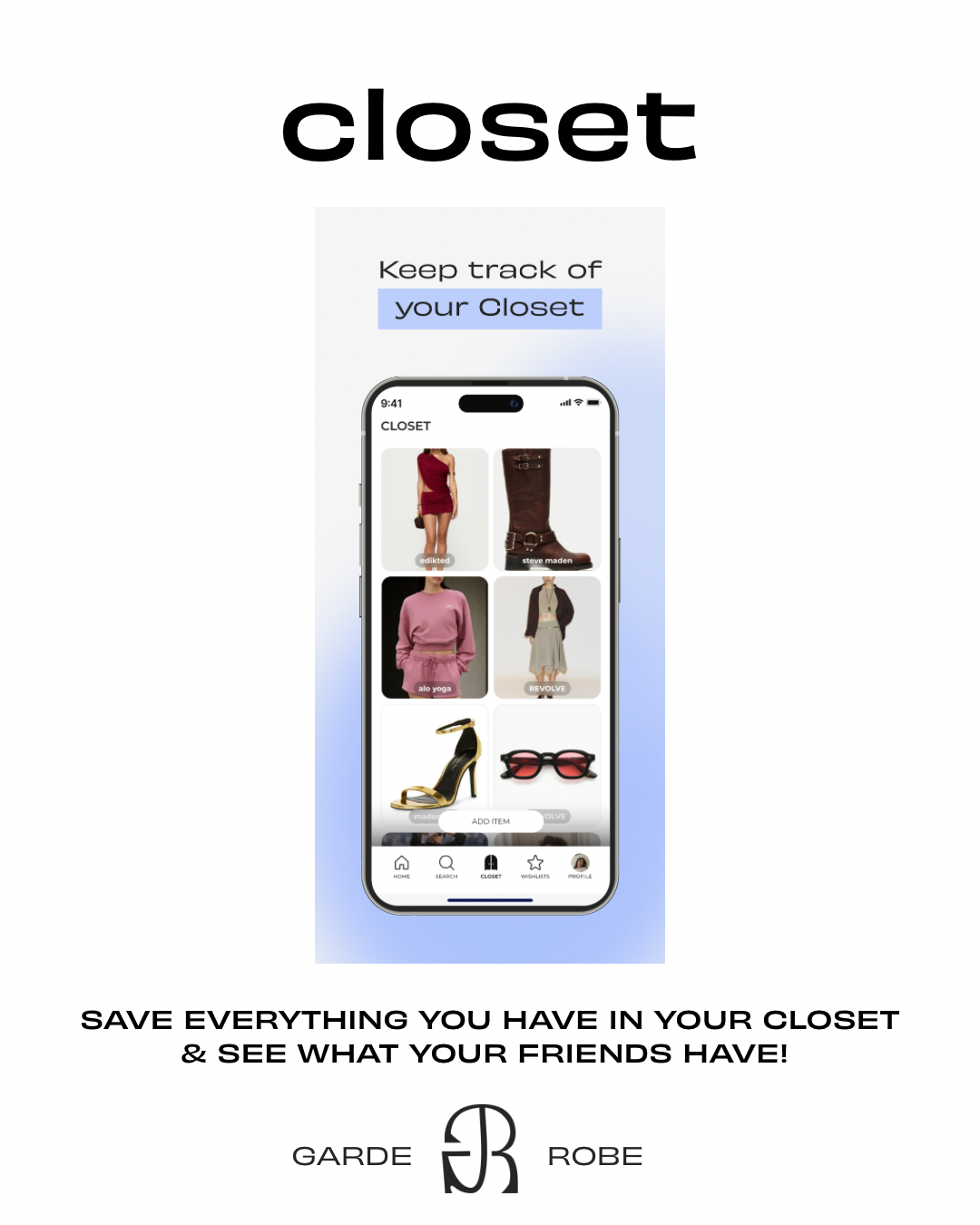 Garde-Robe App walkthrough
