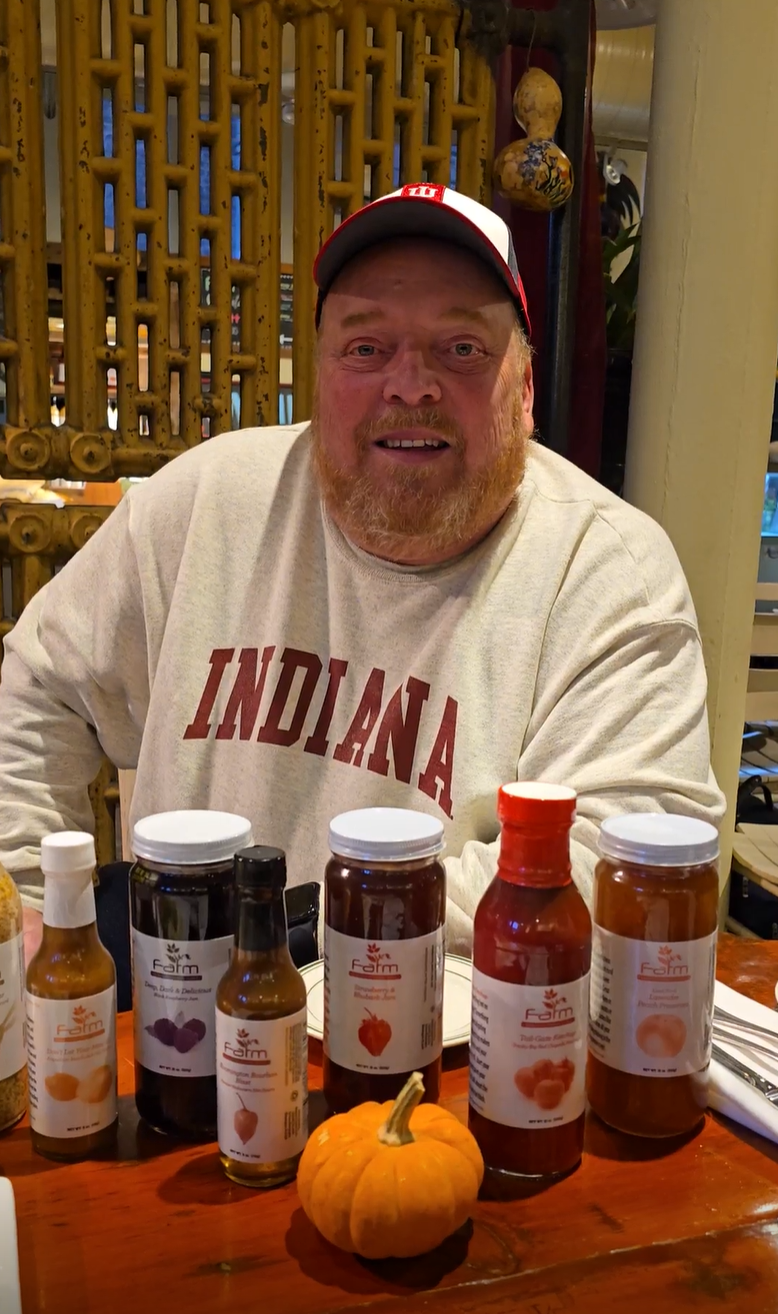 Chef Daniel and his sauce product line, Farm Flavors