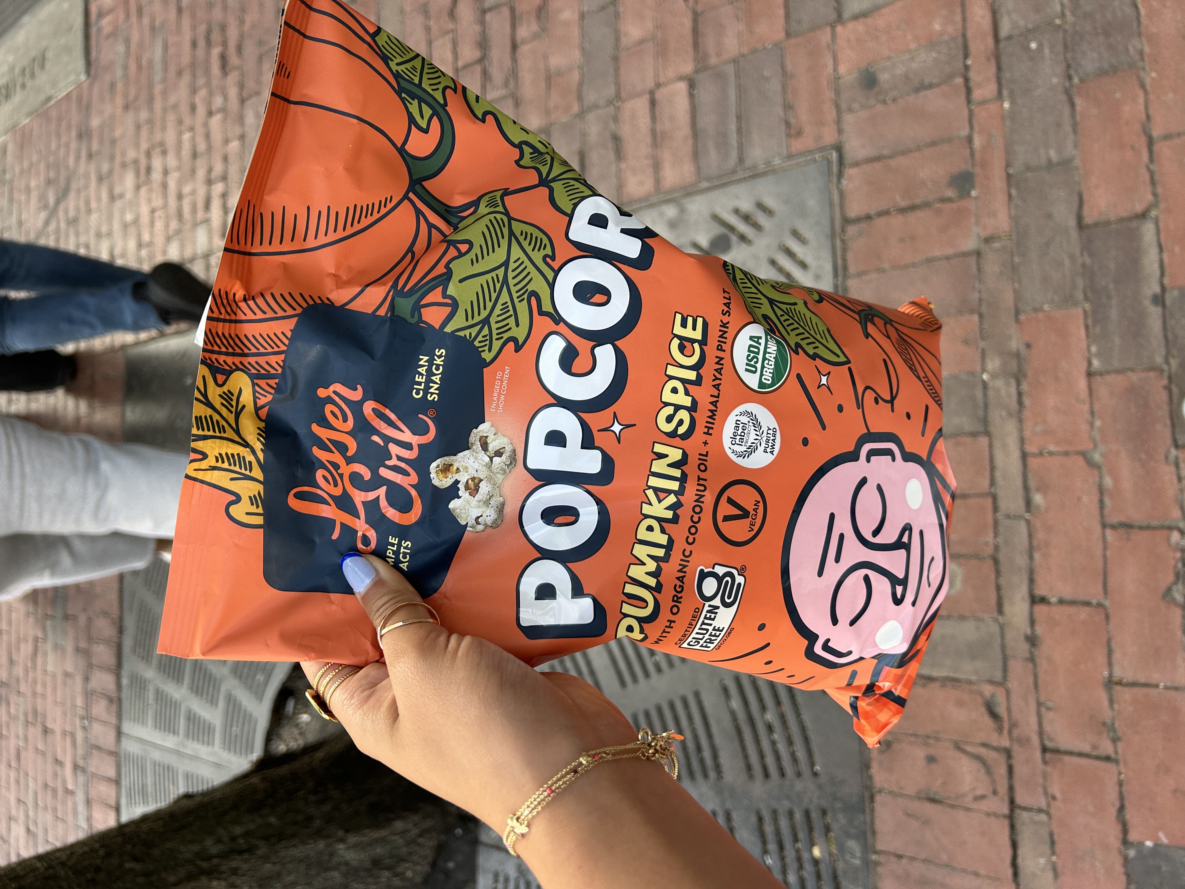 Lesser Evil Pumpkin Spice Popcorn