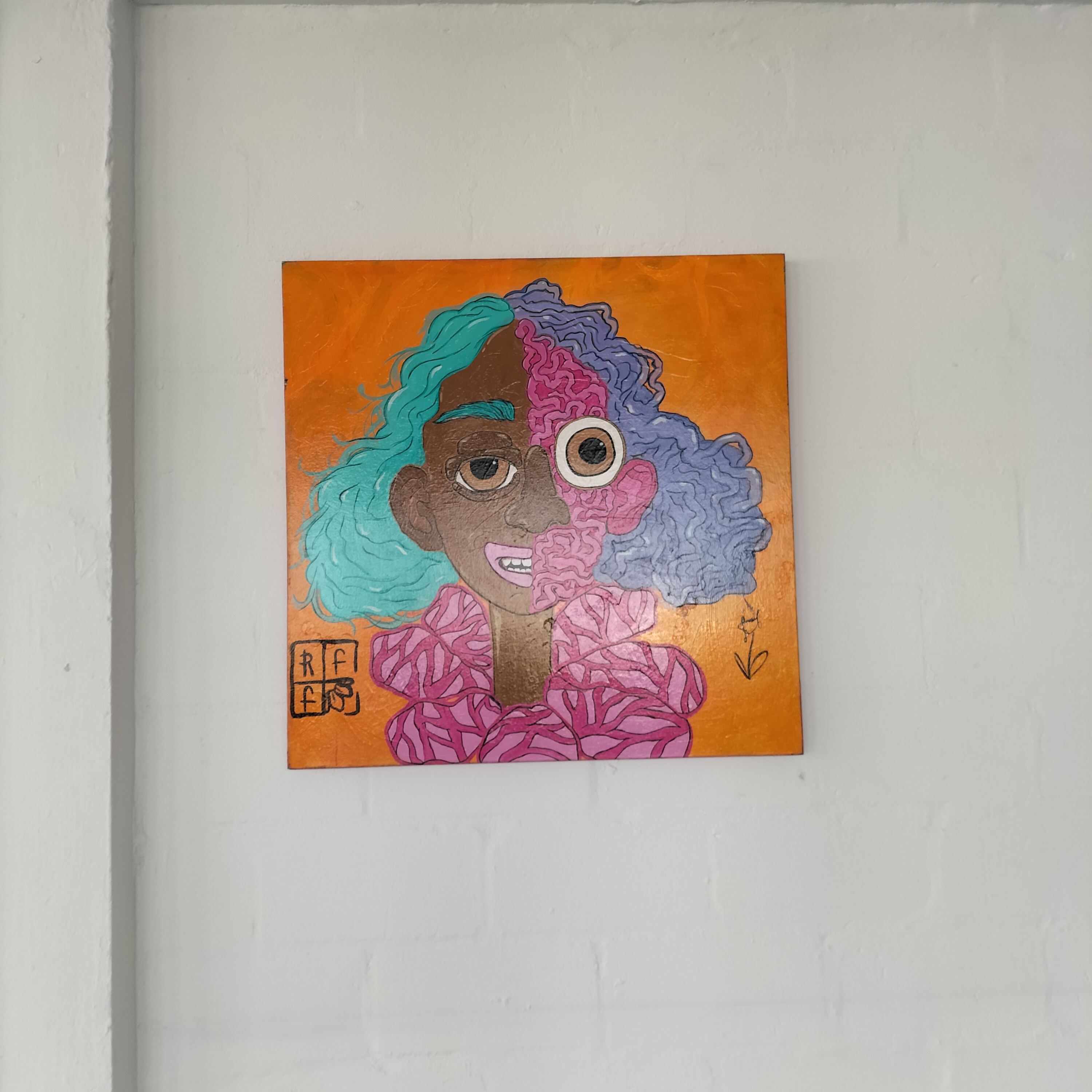 Artists Romi\'s work of self introspection