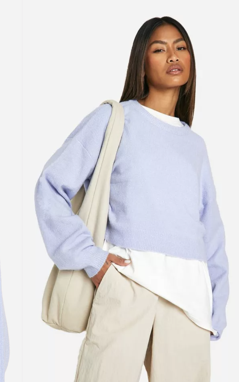 Boohoo Blue Sweater