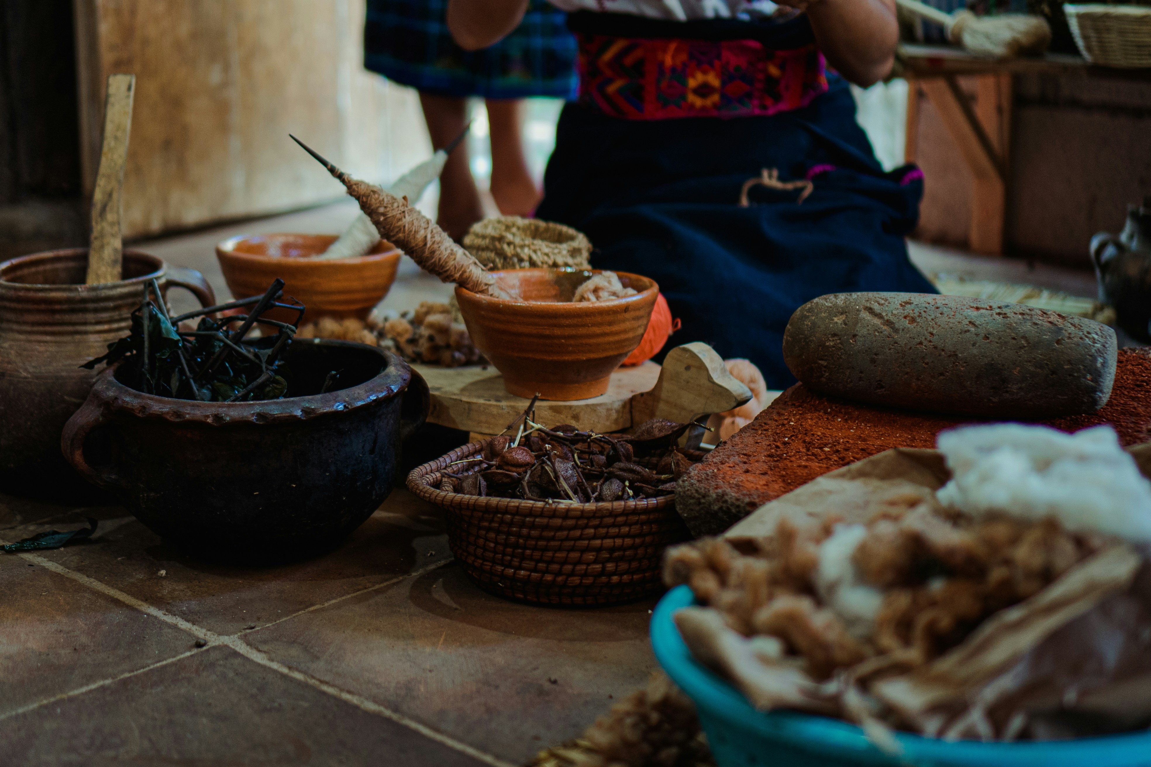 Women making food